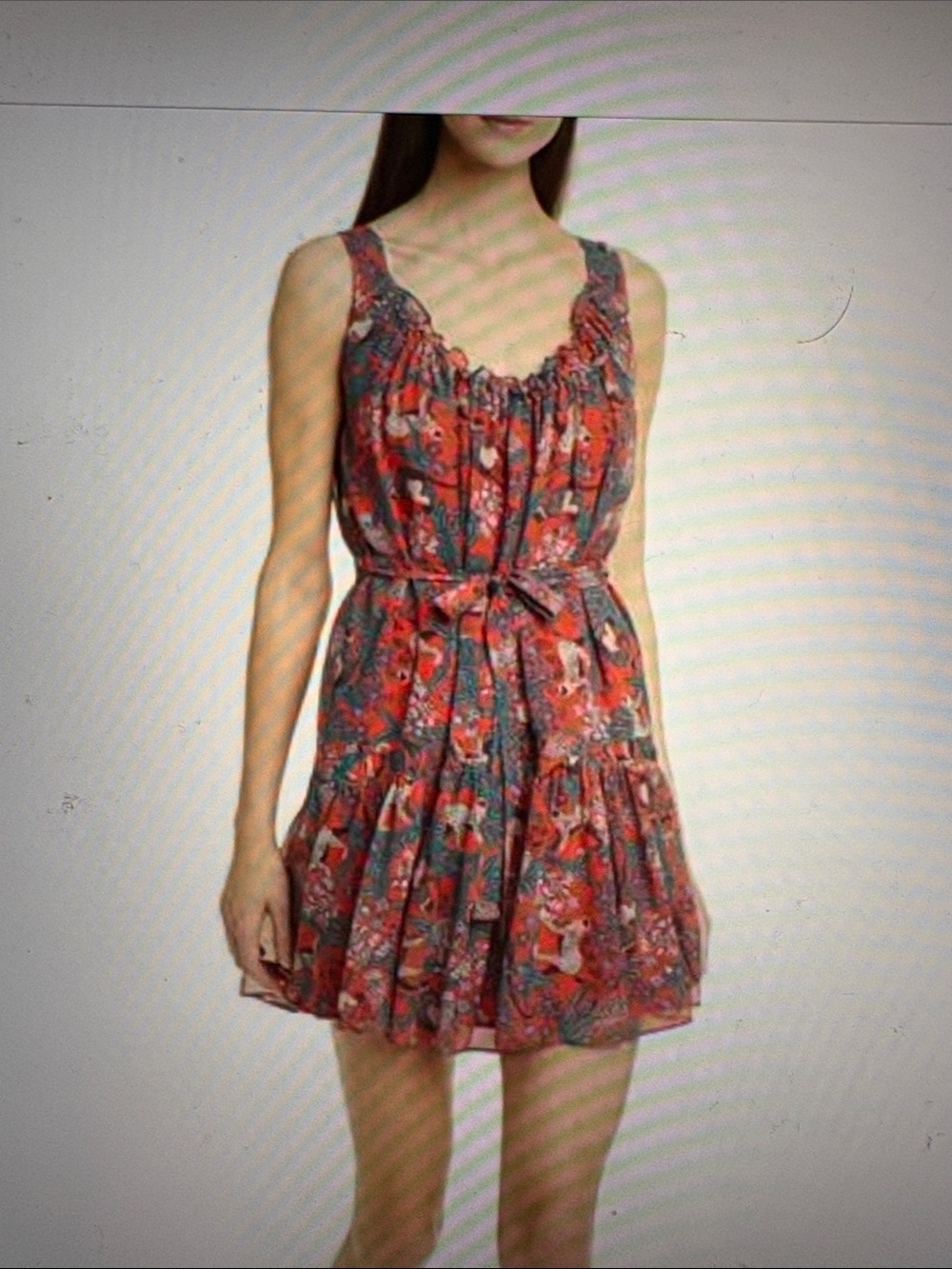 Saloni Robyn Silk Georgette Mini Dress 6
